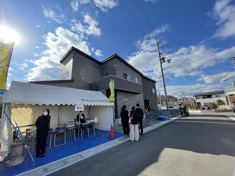 1月15日（土）・16日（日）、徳島市西須賀町・W様邸で完成見学会を開催しました