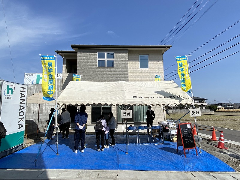 3月11日（土）・12日（日）、徳島市北矢三・O様邸で完成見学会を開催しました