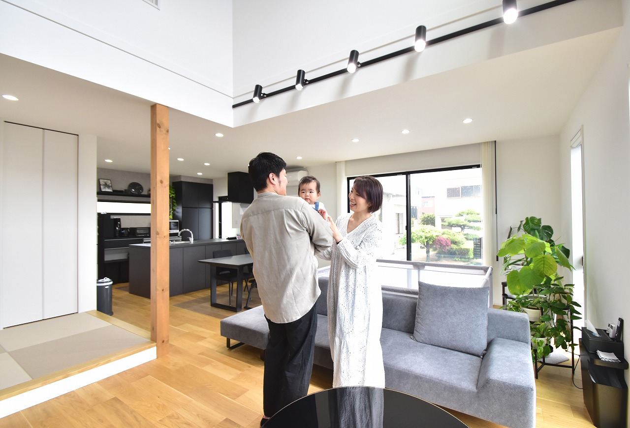 理想をカタチにした 開放感あふれる住まい