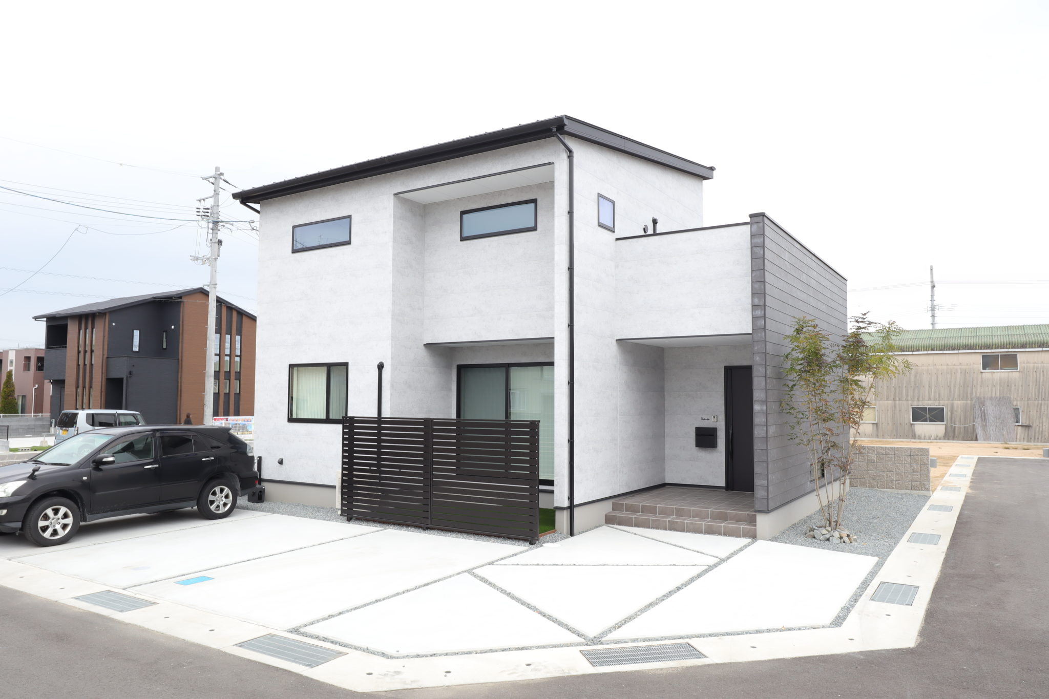 シンボルツリーが映える家