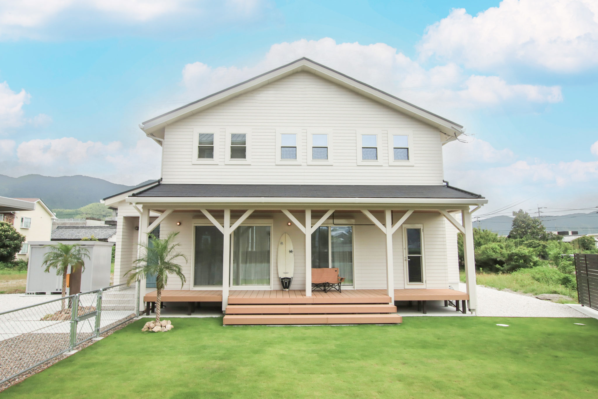 アメリカンスタイルの家