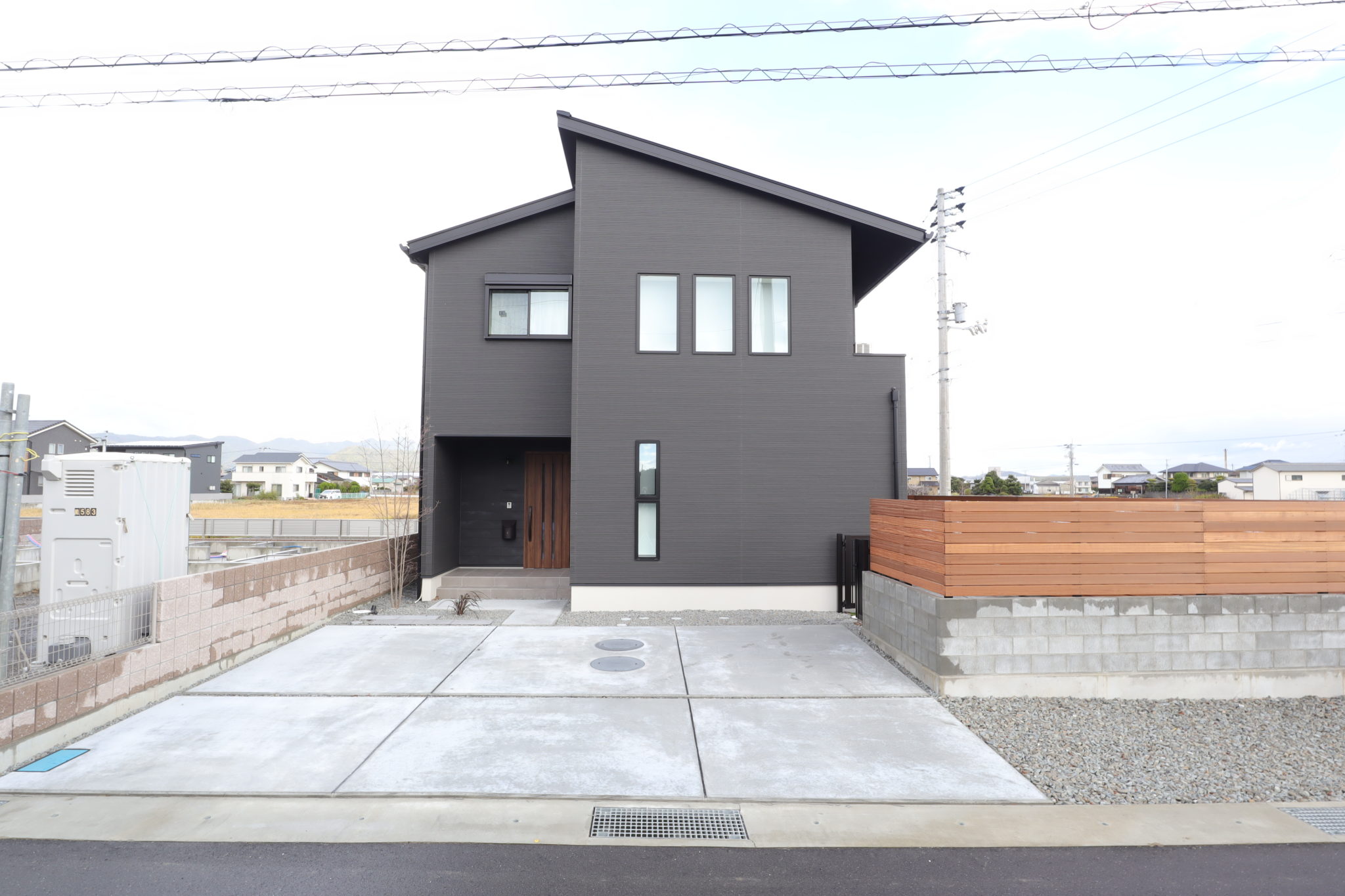 プライベートガーデンのある家