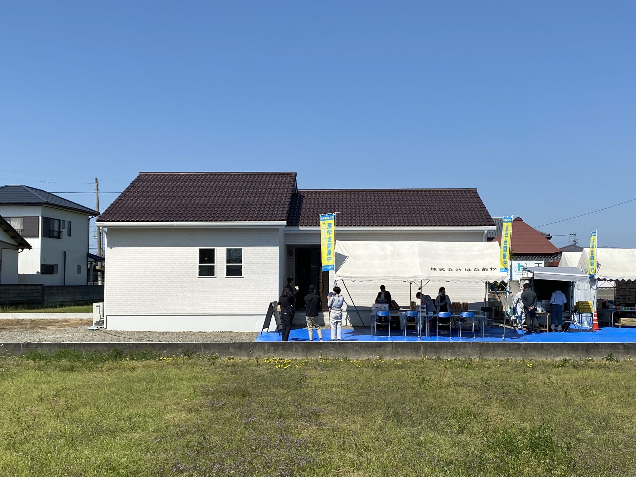 4月13日（土）・14日（日）、石井町・O様邸で完成見学会を開催しました