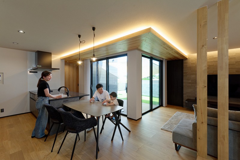 中庭のある ゆとりのある暮らし