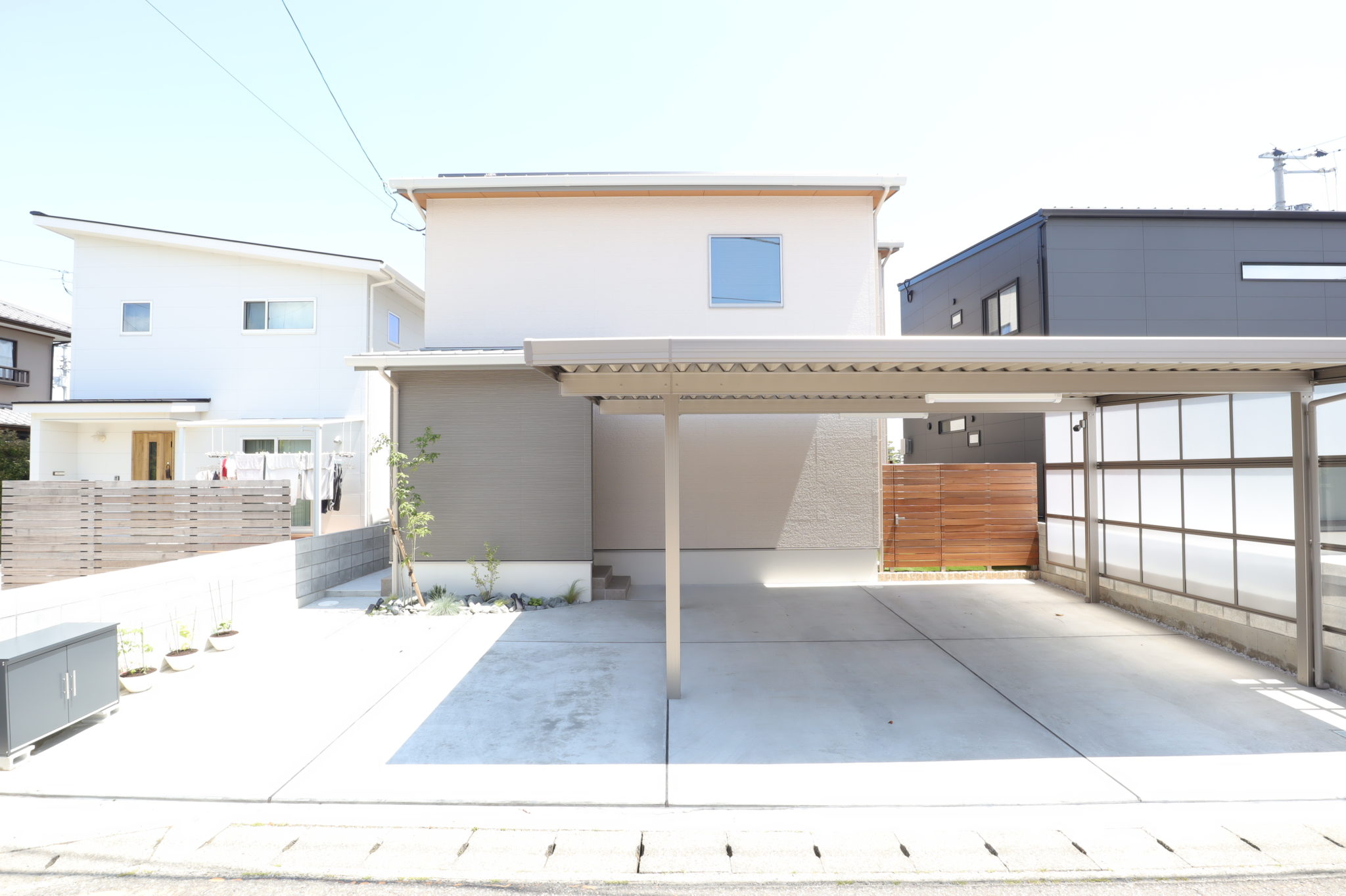 淡色ナチュラルな家