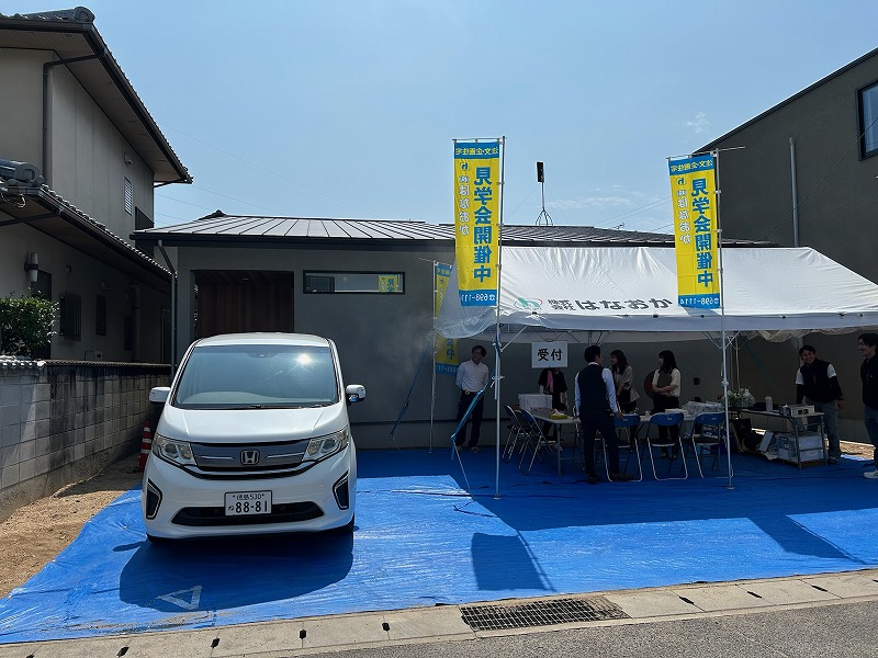 8月24日（土）・25日（日）、綾歌郡宇多津町・T様邸で完成見学会を開催しました